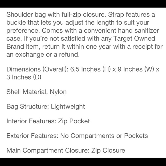 WILD FABLE PINK - Extended Buckle Shoulder Handbag - Picture 4 of 5